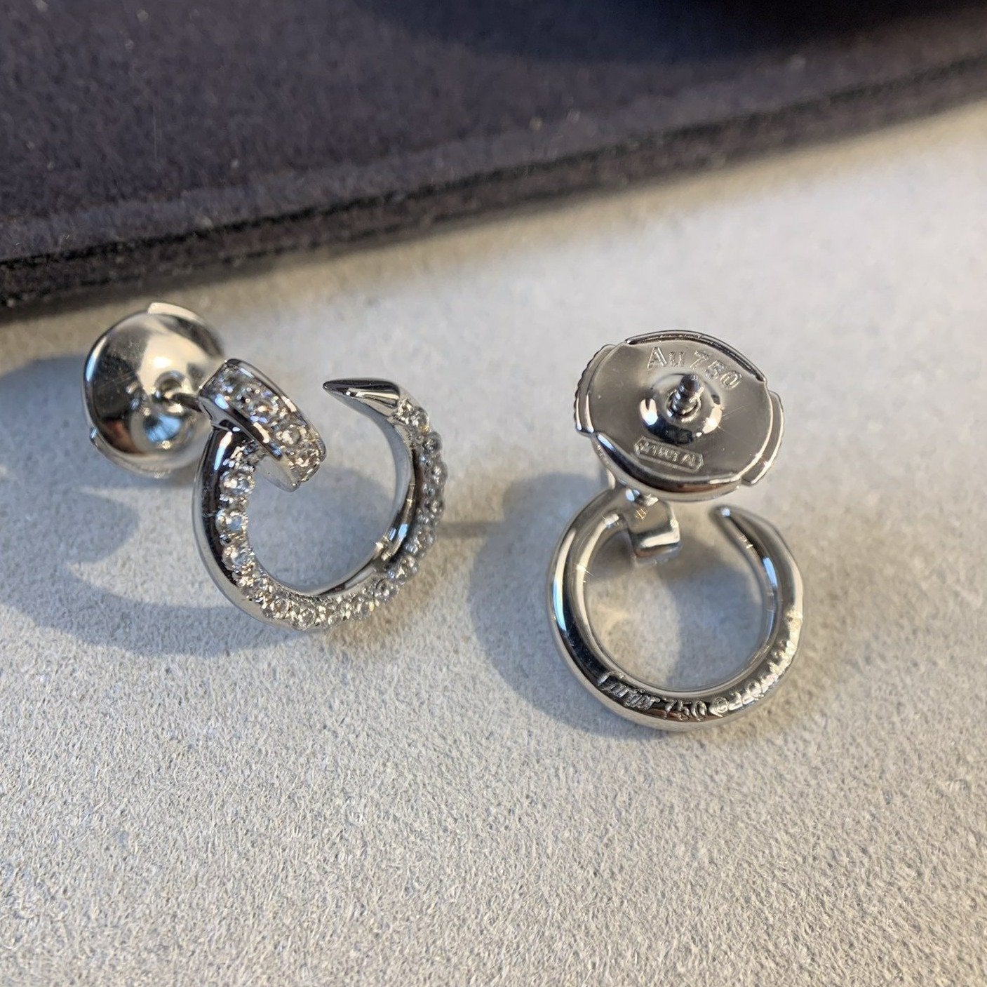 „Glow Jewelry“ JUSTE OHRRINGE SILBER DIAMANTEN