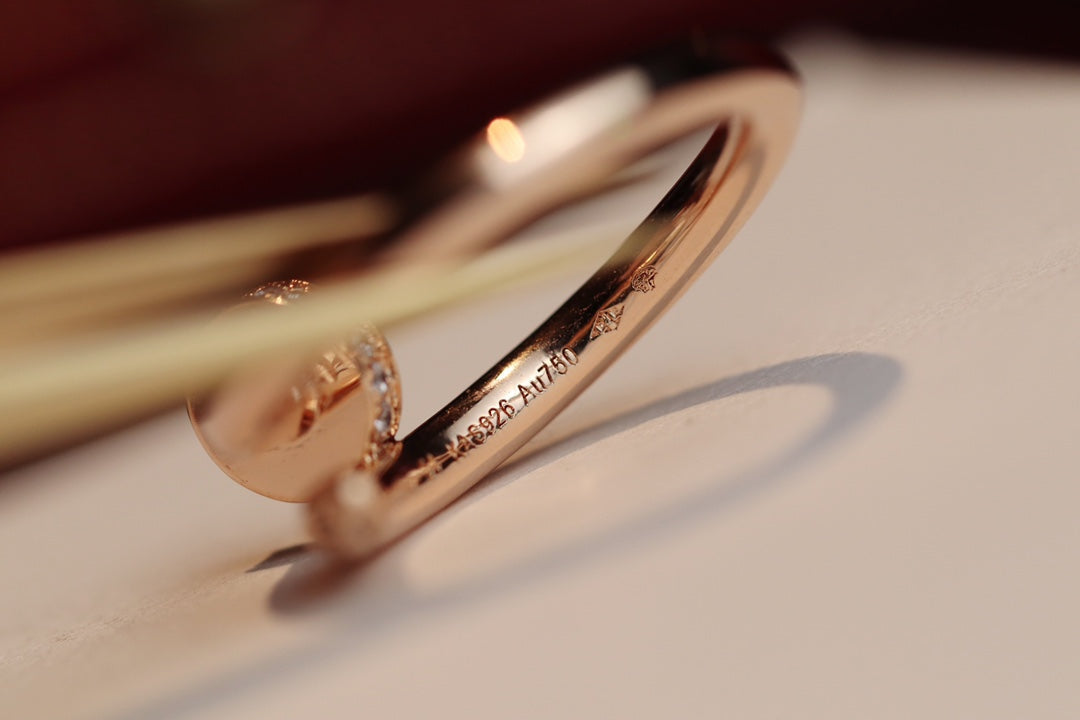 „Glow Jewelry“JUSTE RING 2,65 MM ROSÉGOLD DIAMANT
