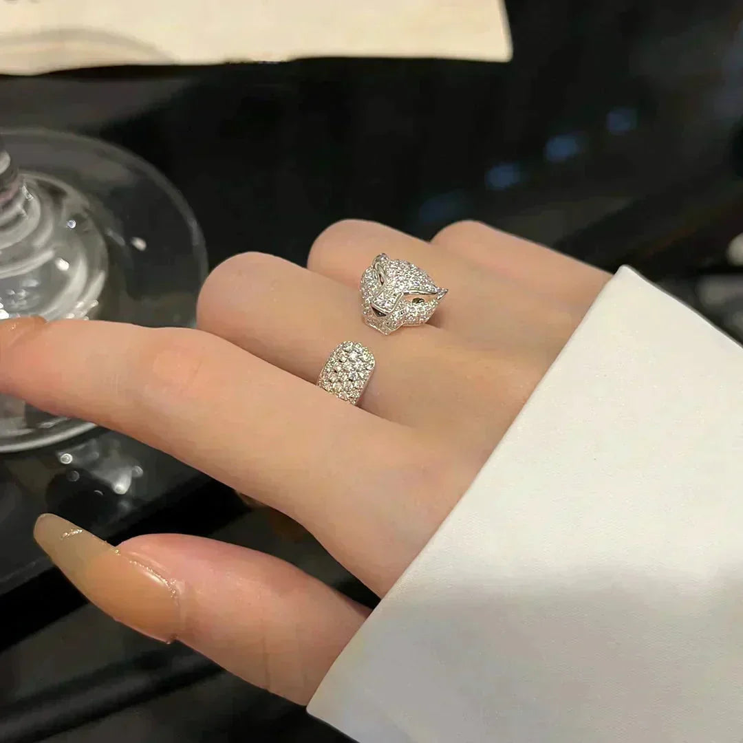 ¡®Glow Jewelry¡¯ PANTHERE 5.5MM VOLLSTÄNDIGER DIAMANTENRING