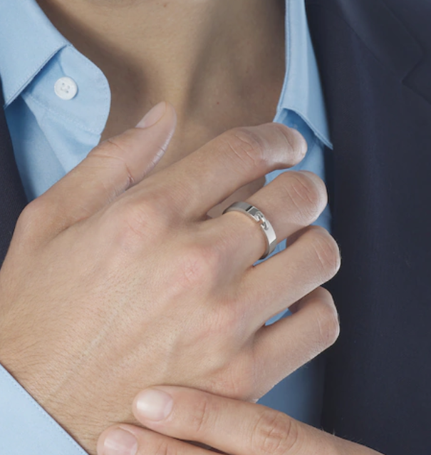 ¡®Glow Jewelry¡¯ALLIANCE LIENS VIDENCE 4MM RING