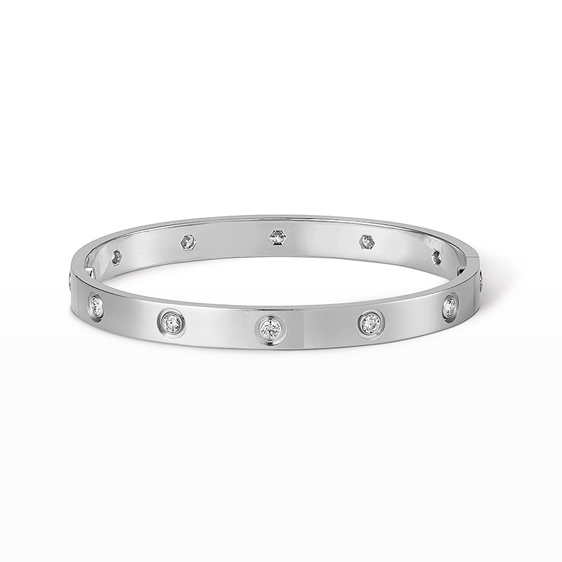 „Glow Jewelry“ LOVE ARMBAND 6,1 MM 10 DIAMANTEN
