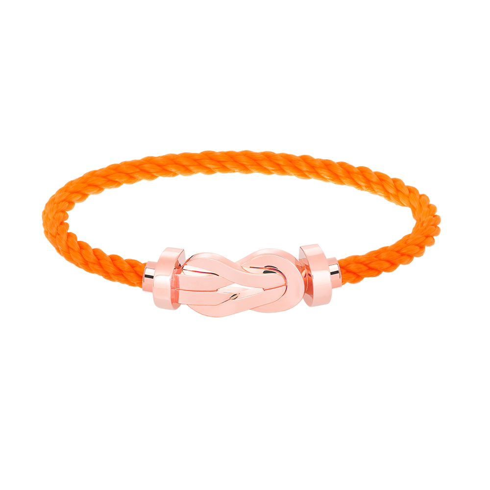 ¡®Glow Jewelry¡¯CHANCE LARGE 8 FIGURE BUCKLE NO DIAMOND BRACELET ROSE GOLD