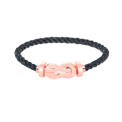 ¡®Glow Jewelry¡¯CHANCE LARGE 8 FIGURE BUCKLE NO DIAMOND BRACELET ROSE GOLD