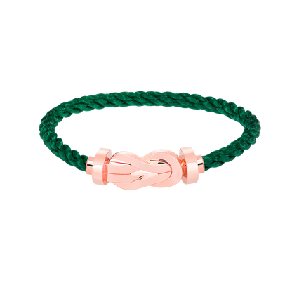 [Glow Jewelry]CHANCE LARGE 8 FIGURE BUCKLE NO DIAMOND BRACELET ROSE GOLD
