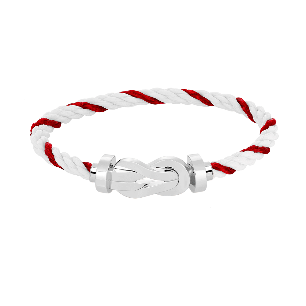 [Glow Jewelry]CHANCE LARGE 8 FIGURE BUCKLE NO DIAMOND BRACELET SILVER