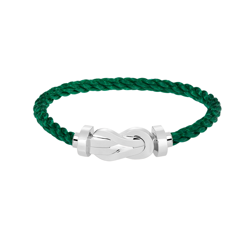 [Glow Jewelry]CHANCE LARGE 8 FIGURE BUCKLE NO DIAMOND BRACELET SILVER