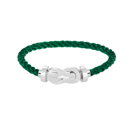 [Glow Jewelry]CHANCE LARGE 8 FIGURE BUCKLE NO DIAMOND BRACELET SILVER