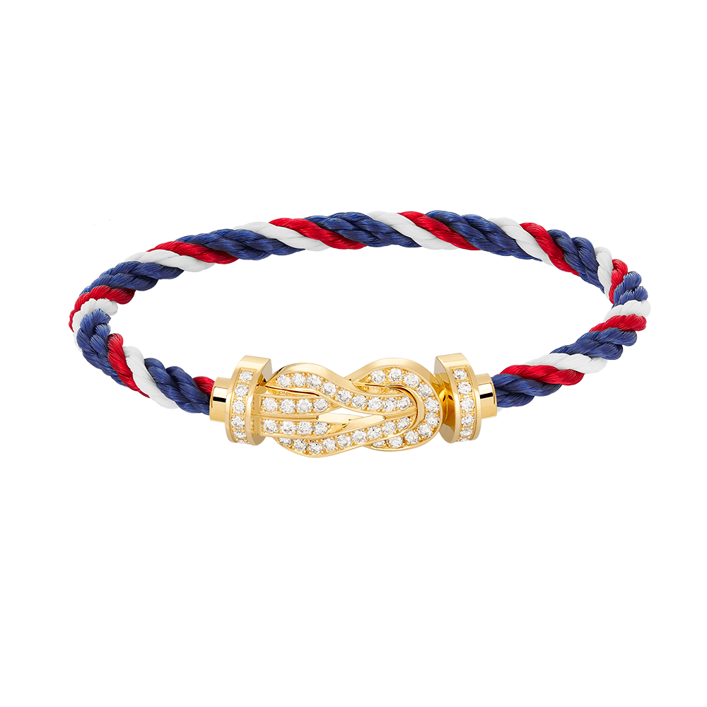 ¡®Glow Jewelry¡¯ CHANCE GROSSE 8 FIGUREN SCHNALLE VOLLDIAMANTEN ARMBAND GOLD