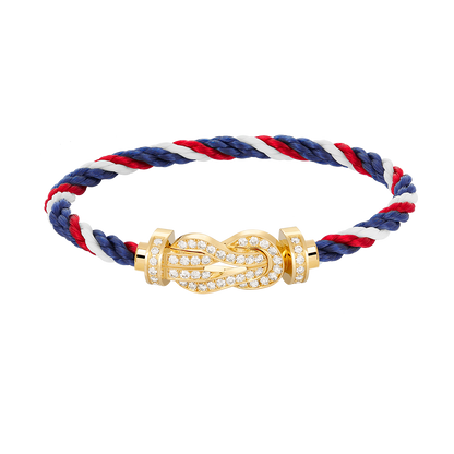 ¡®Glow Jewelry¡¯ CHANCE GROSSE 8 FIGUREN SCHNALLE VOLLDIAMANTEN ARMBAND GOLD