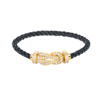 ¡®Glow Jewelry¡¯ CHANCE GROSSE 8 FIGUREN SCHNALLE VOLLDIAMANTEN ARMBAND GOLD