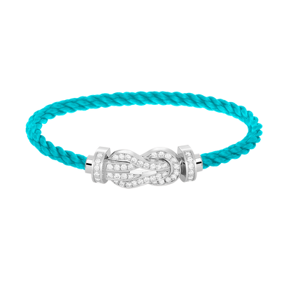 ¡®Glow Jewelry¡¯CHANCE LARGE 8 FIGURE BUCKLE FULL DIAMOND BRACELET SILVER