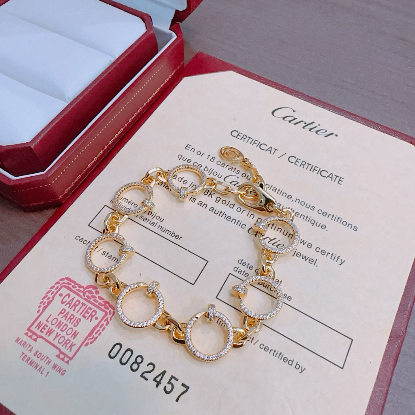 Glow Jewelry® LOVE&JUSTE ARMBAND DIAMANTEN