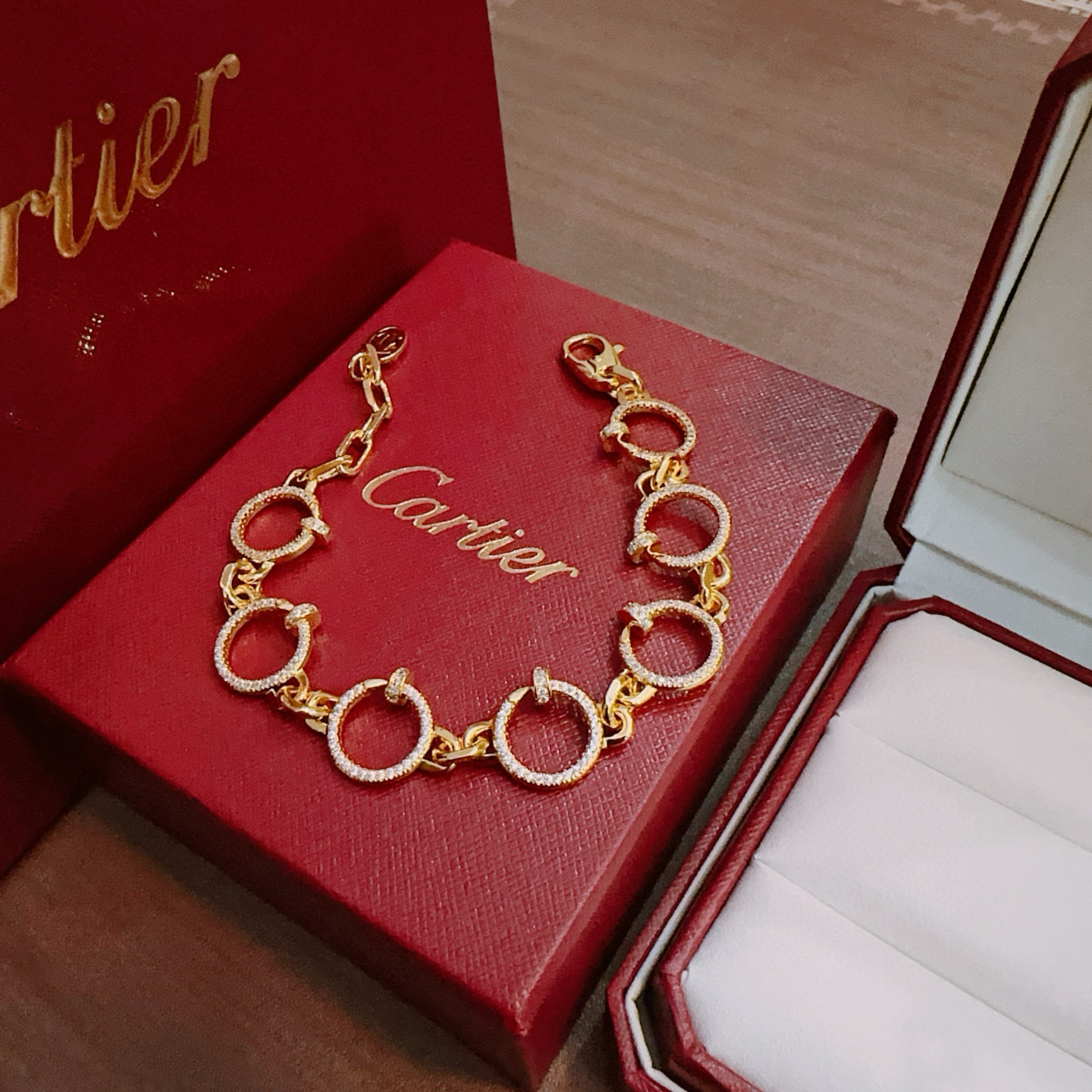 Glow Jewelry® LOVE&JUSTE ARMBAND DIAMANTEN