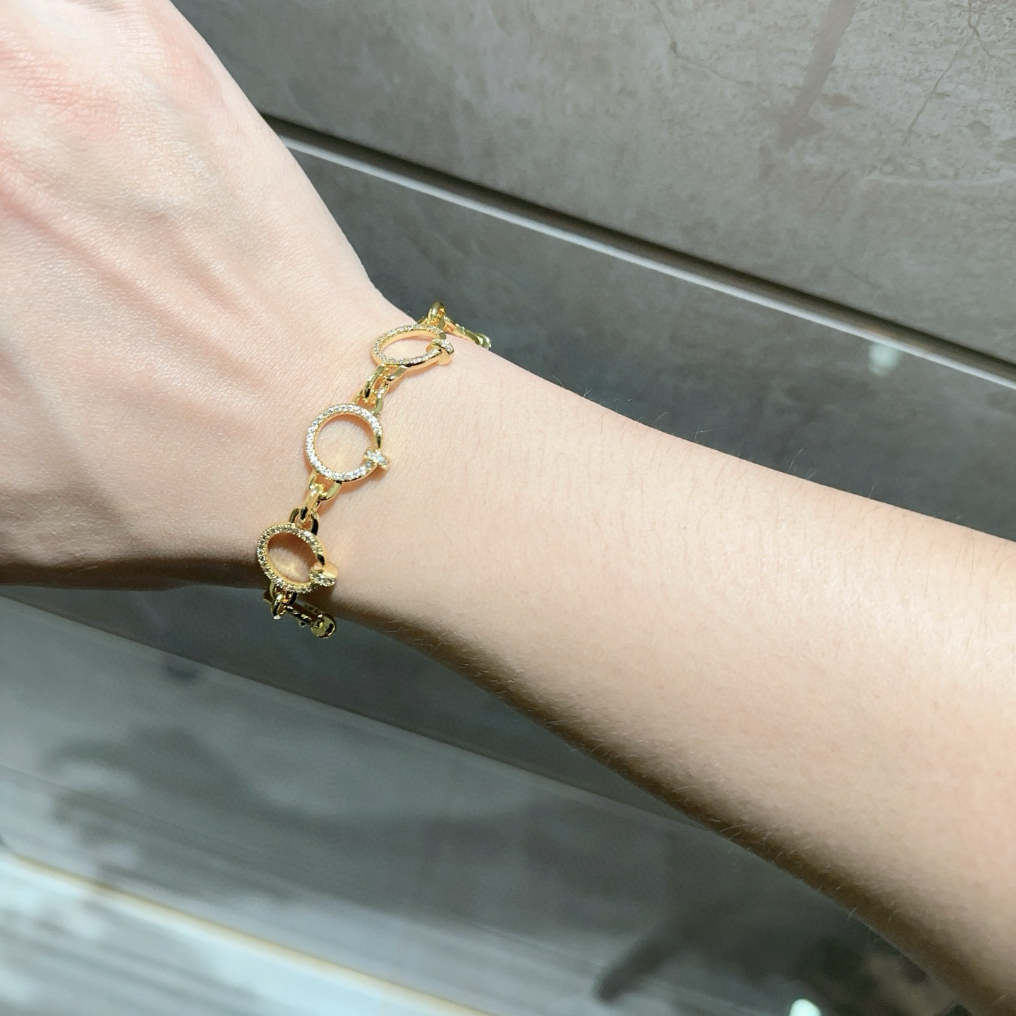 Glow Jewelry® LOVE&JUSTE ARMBAND DIAMANTEN