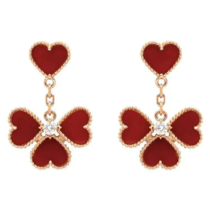 ¡®Glow Jewelry¡¯SWEET CLOVER KARNEOL-OHRRINGE