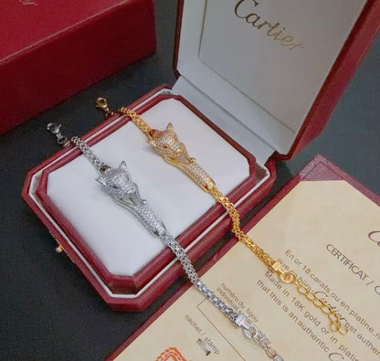¡®Glow Jewelry¡¯ PANTHERE ARMBAND DIAMANTEN