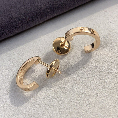 ¡®Glow Jewelry¡¯LOVE EARRINGS 2.65MM PINK GOLD