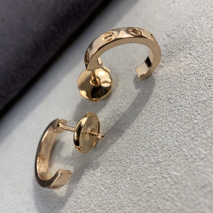 ¡®Glow Jewelry¡¯LOVE EARRINGS 2.65MM PINK GOLD