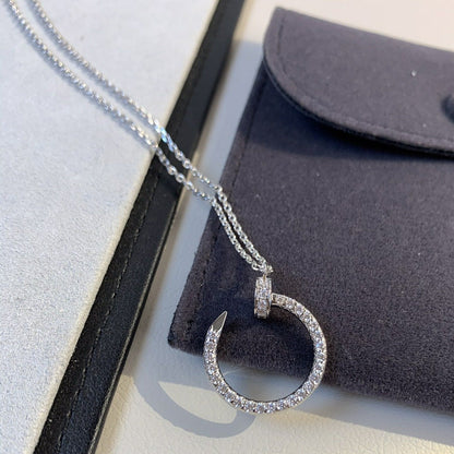 ¡®Glow Jewelry¡¯JUSTE NECKLACE SILVER DIAMONDS