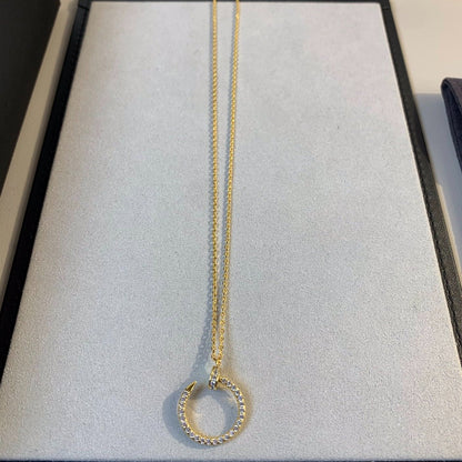„Glow Jewelry“ HALSKETTE JUSTE AUS GOLD MIT DIAMANTEN