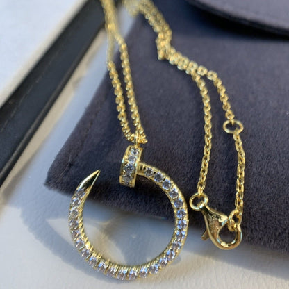 „Glow Jewelry“ HALSKETTE JUSTE AUS GOLD MIT DIAMANTEN