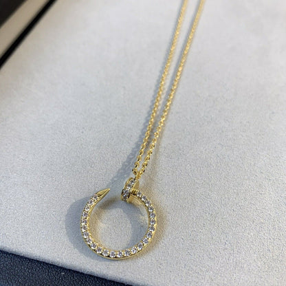 „Glow Jewelry“ HALSKETTE JUSTE AUS GOLD MIT DIAMANTEN