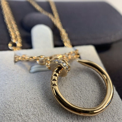 „Glow Jewelry“JUSTE-HALSKETTE ROSÉGOLD DIAMANTEN