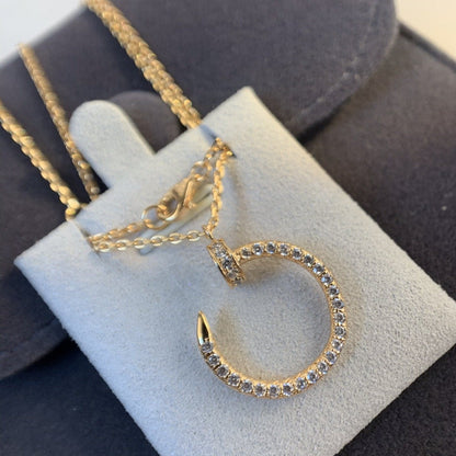 „Glow Jewelry“JUSTE-HALSKETTE ROSÉGOLD DIAMANTEN