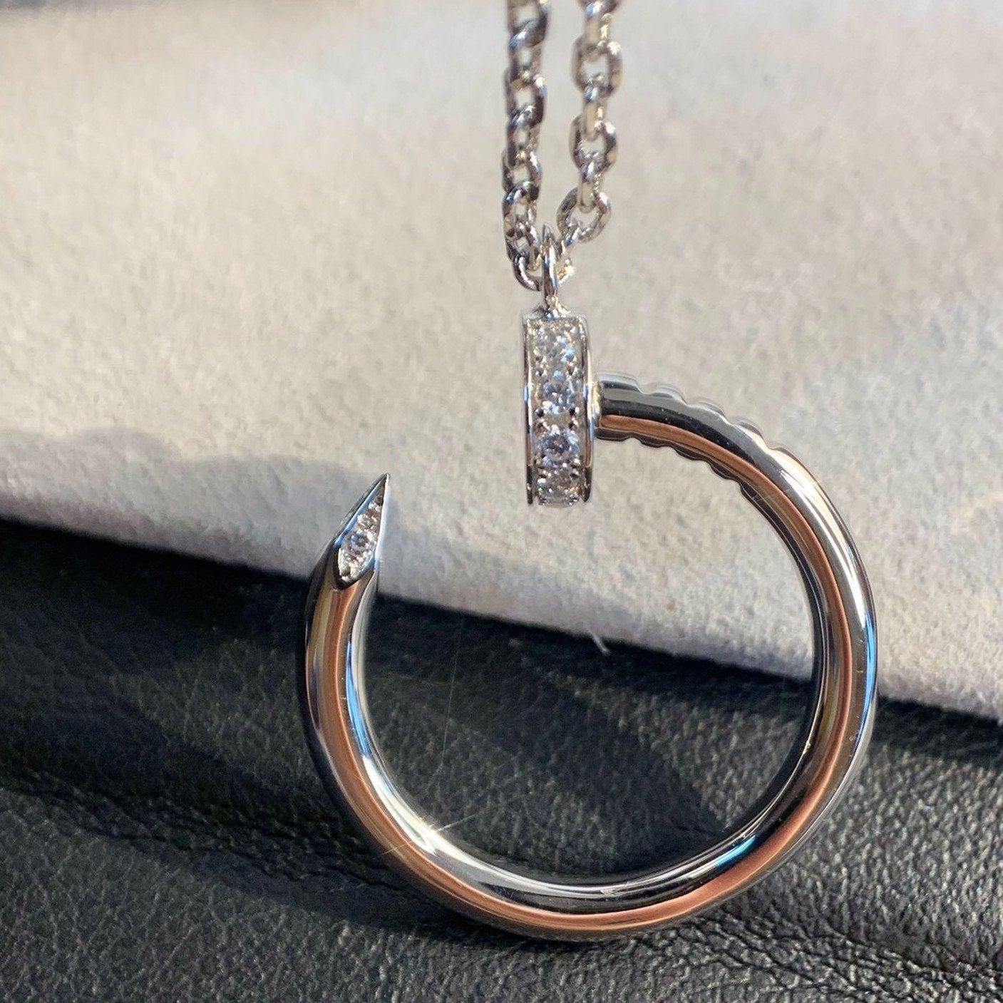 ¡®Glow Jewelry¡¯JUSTE NECKLACE SILVER