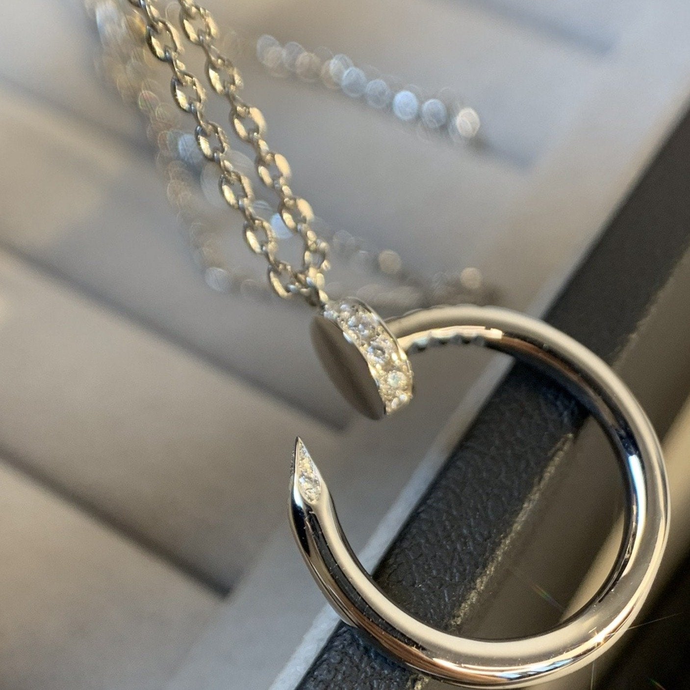 [Glow Jewelry]JUSTE NECKLACE SILVER