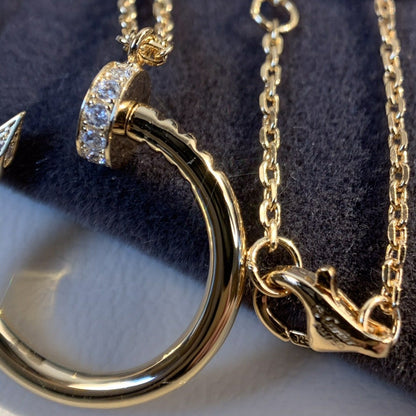 [Glow Jewelry]JUSTE NECKLACE PINK GOLD