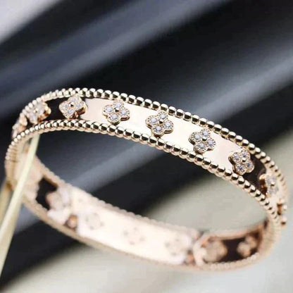 [Glow Jewelry]CLOVER BRACELET 8MM DIAMONDS