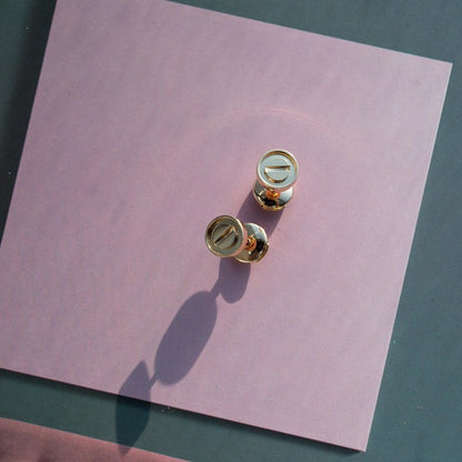 ¡®Glow Jewelry¡¯LOVE EARRINGS PINK GOLD 10MM