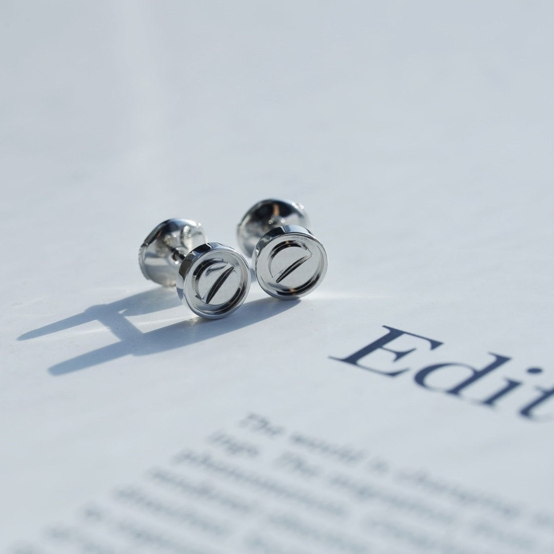 [Glow Jewelry]LOVE EARRINGS SILVER 10MM