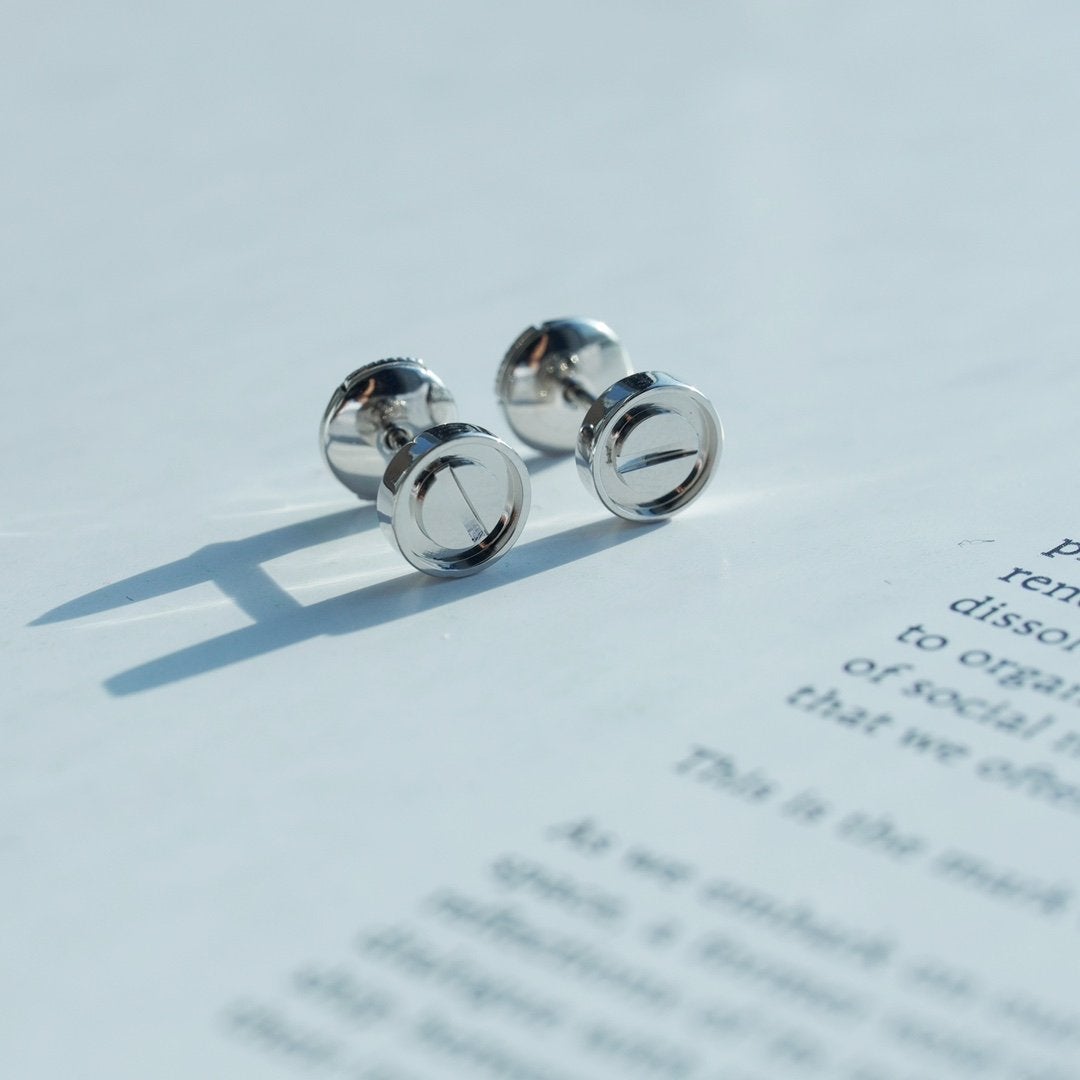 ¡®Glow Jewelry¡¯LOVE EARRINGS SILVER 10MM
