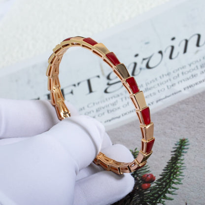 [Glow Jewelry]SERPENTI BRACELET PINK GOLD RUBELLITE