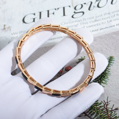 [Glow Jewelry]SERPENTI BRACELET PINK GOLD ONYX