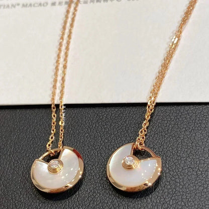 ¡®Glow Jewelry¡¯AMULETTE ROSE GOLD MOP NECKLACE