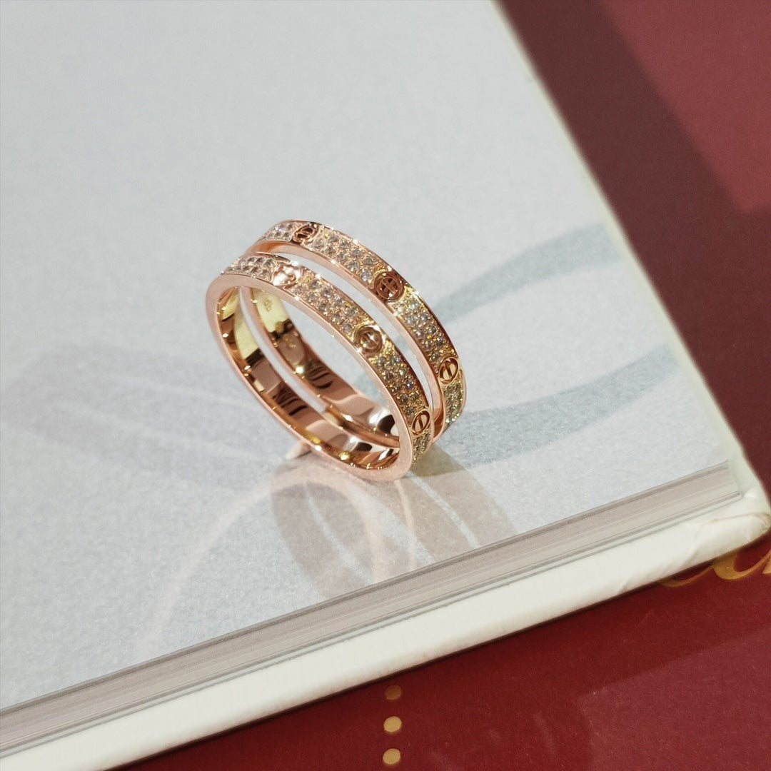 ¡®Glow Jewelry¡¯LOVE RING 2.65MM DIAMOND