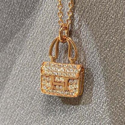 [Glow Jewelry]CONSTANCE PEDANT DIAMOND NECKLACE