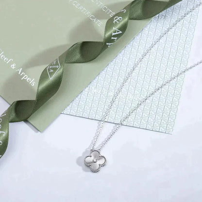 „Glow Jewelry“ KLEEBÜGEL 15MM DIAMANT LASER HALSKETTE SILBER
