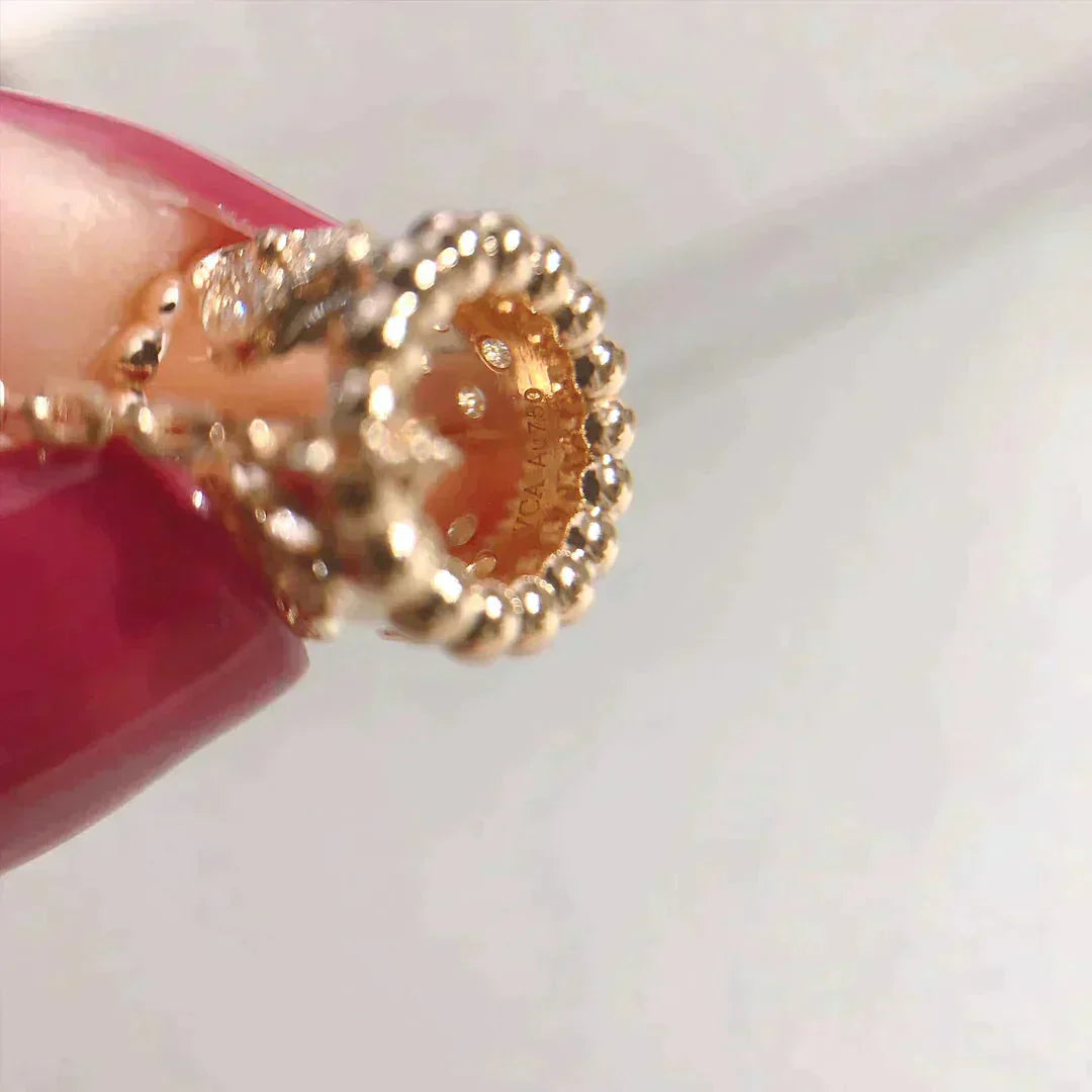 „Glow Jewelry“ PERLEE ANHÄNGERKETTE GOLD / ROSÉGOLD