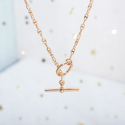 [Glow Jewelry]ECHAPPEE NECKLACE PINK GOLD