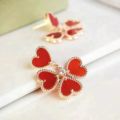 ¡®Glow Jewelry¡¯SWEET CLOVER KARNEOL-OHRRINGE