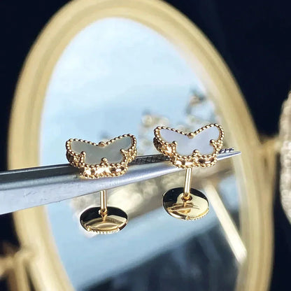 [Glow Jewelry]SWEET BUTTERFLY MOP EARSTUDS