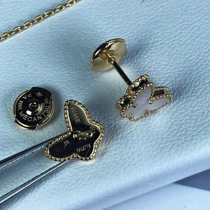 [Glow Jewelry]SWEET BUTTERFLY MOP EARSTUDS