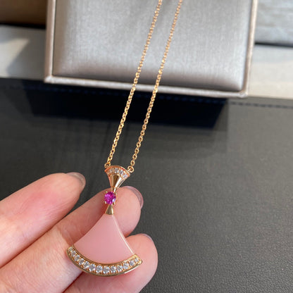 [Glow Jewelry]DREAM NECKLACE PINK OPAL