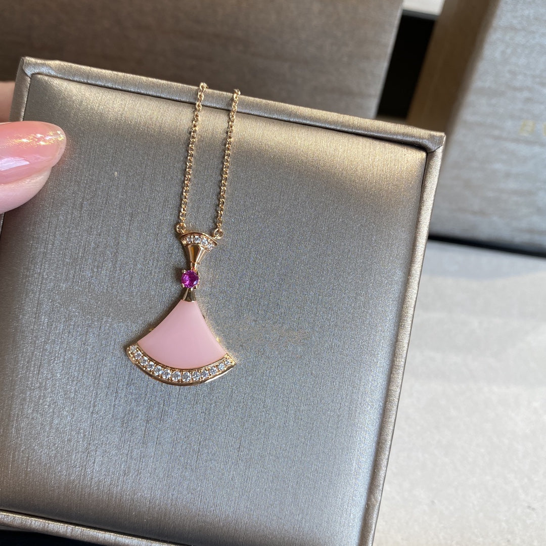[Glow Jewelry]DREAM NECKLACE PINK OPAL