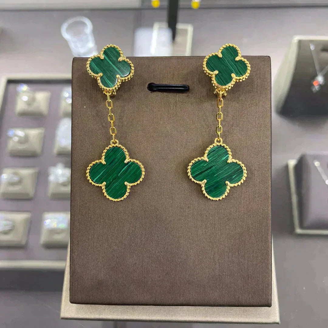 ¡®Glow Jewelry¡¯CLOVER 2 MOTIFS  EARRINGS (MULTIPLE CHOICESC