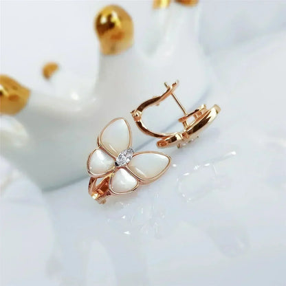 ¡®Glow Jewelry¡¯SCHMETTERLING MOP DIAMANT OHRRINGE